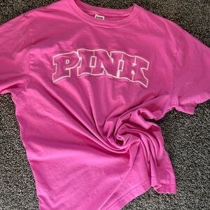 PINK Victoria's Secret Bright Pink Tee